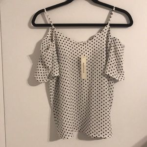 Cold shoulder blouse